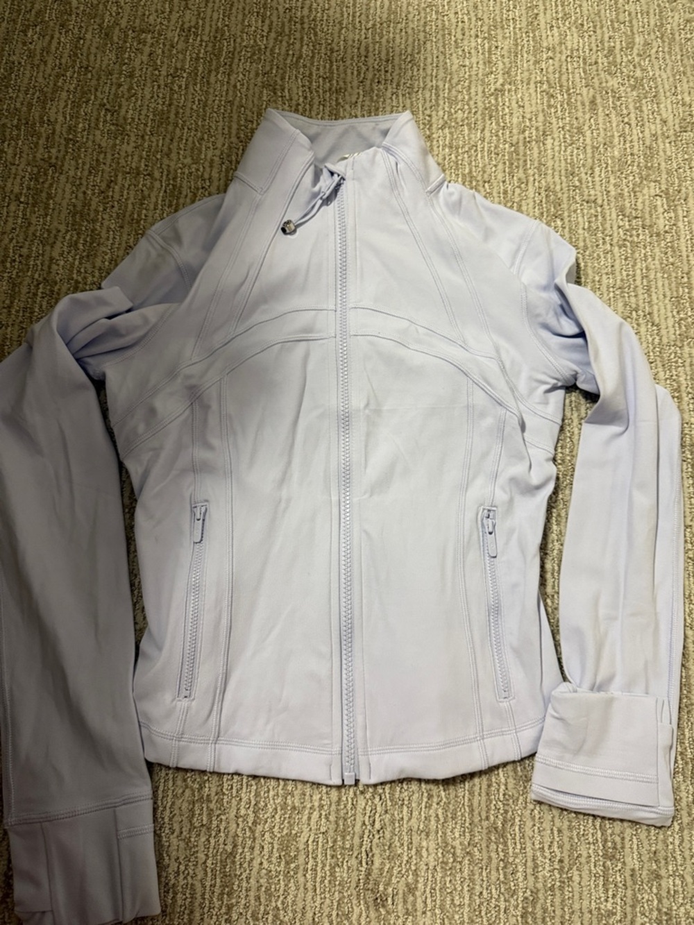 lululemon athletica Light Lavender Zip-Up Utility Jacket cropped define jacket